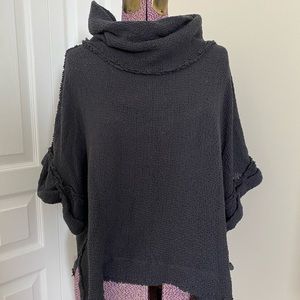 Free People Poncho Sweater